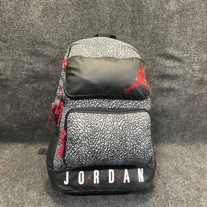 Nike Air Jordan 0670-G3A Black Elephant Print Jumpman Sport Essential Backpack